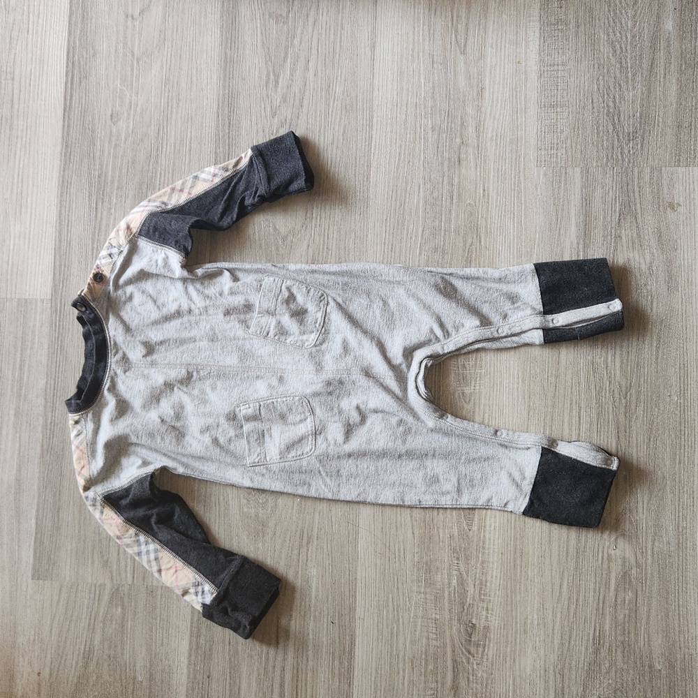 Authentic Burberry baby coverall outfit